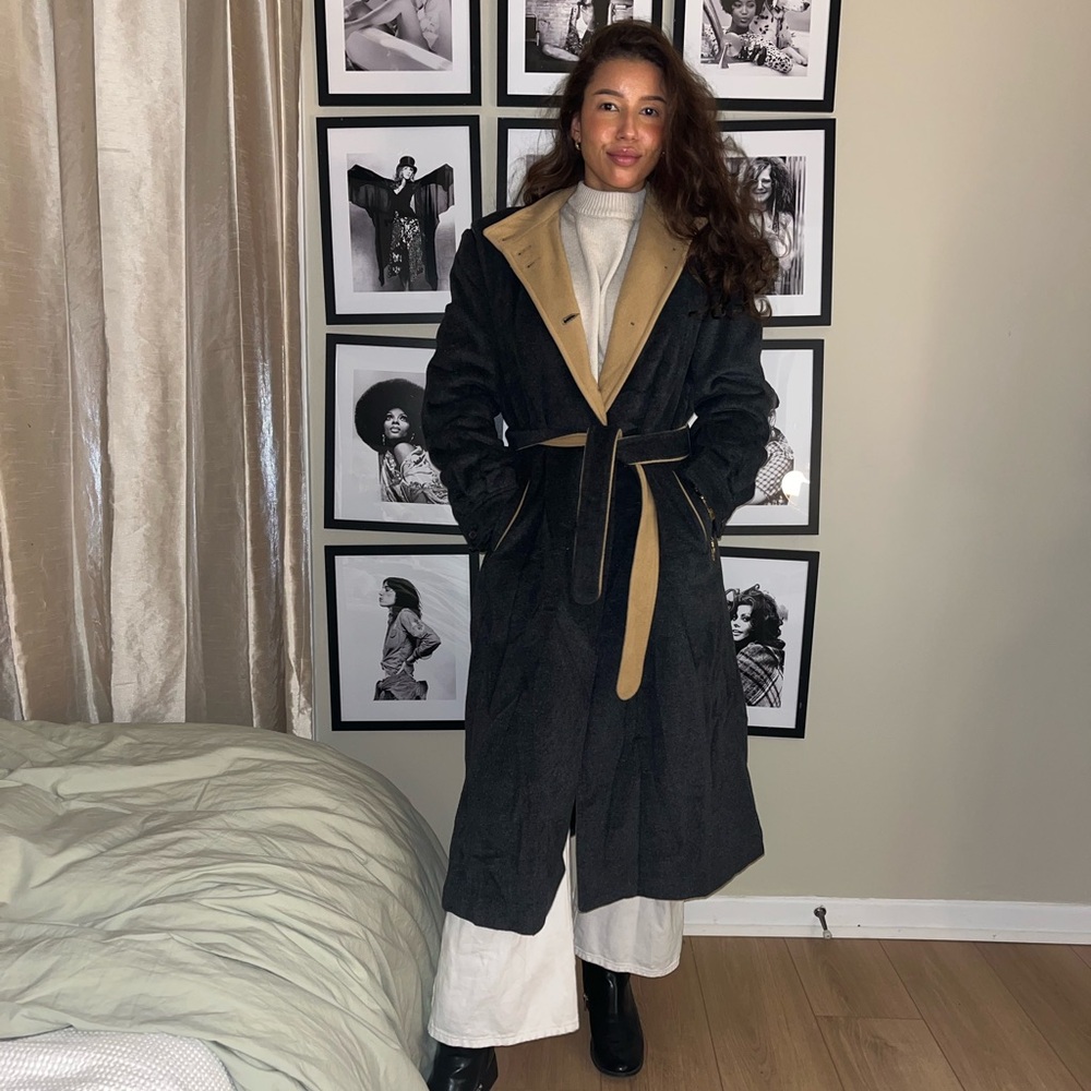 Wool & Cashmere Belted Coat